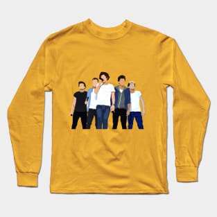 One Direction Live Artwork mode shillouette Long Sleeve T-Shirt